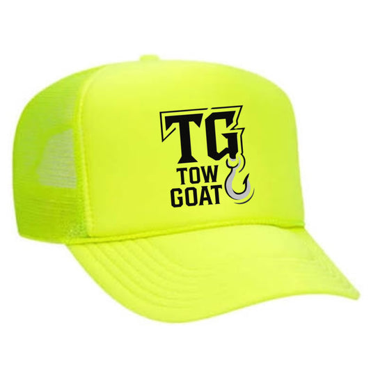 TOW GOAT TRUCKER HAT (Safety Green)