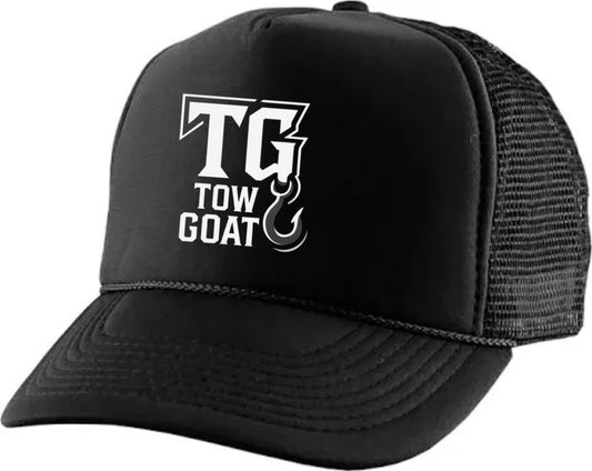 TOW GOAT SIGNATURE (black & white trucker hat)