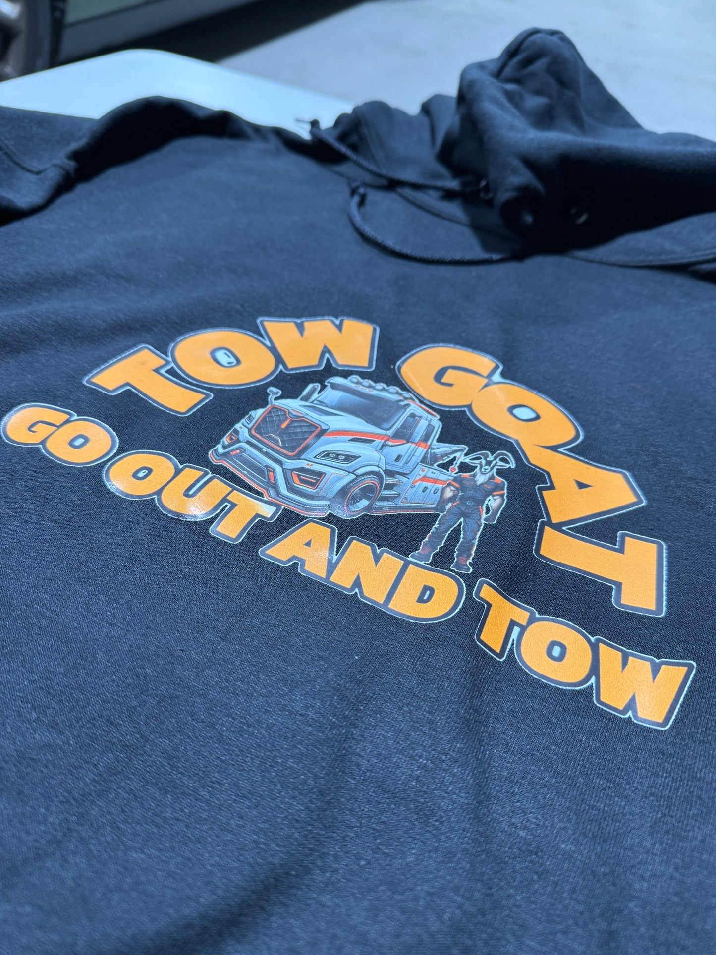 Tow Goat “Go Out and Tow” Heavyweight Hoodie